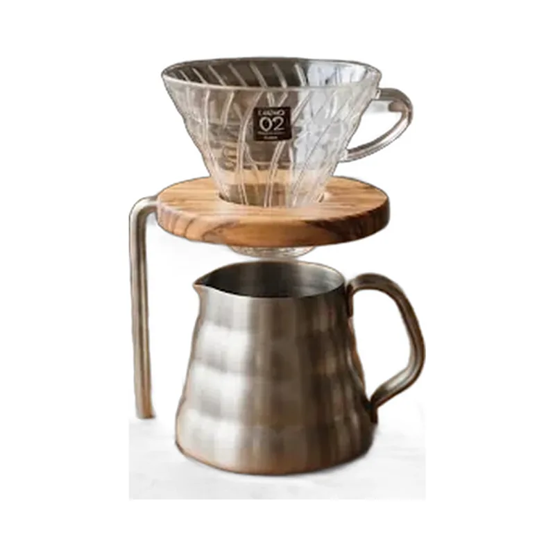 Hario V60 olive wood dripper stand