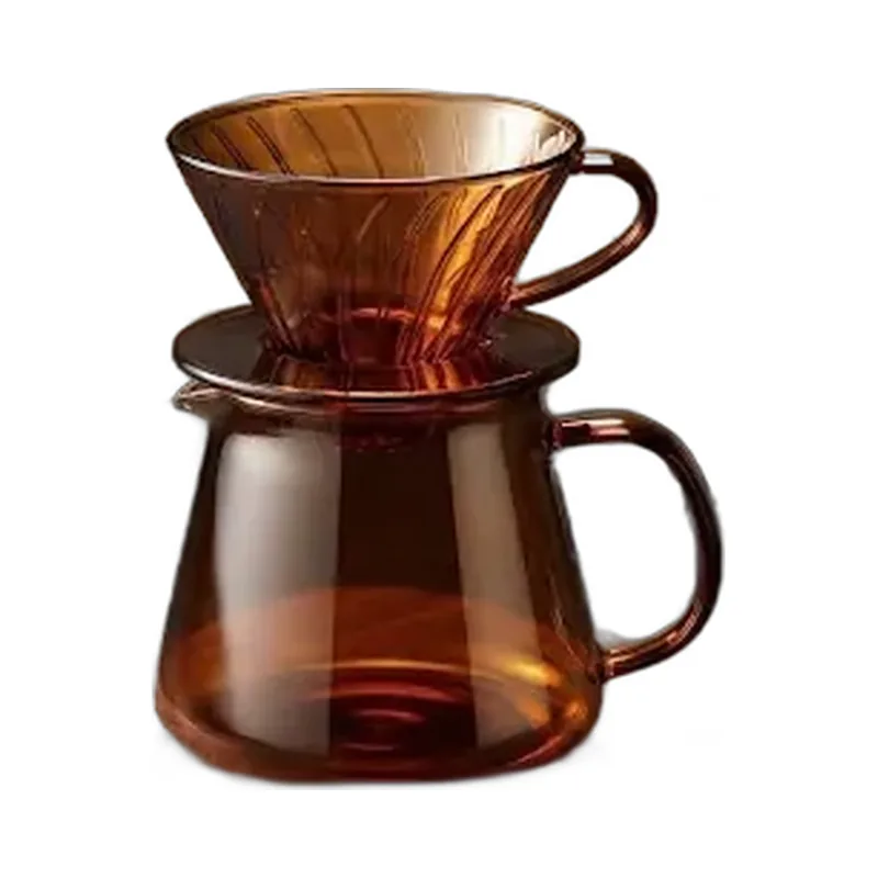 Kinto amber glass coffee server